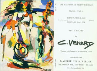 Item #63-7424 One Man Show Of Recent Paintings, May 20 - June 10, 1969. C. Venard Exclusively...