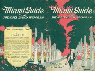 Item #63-7436 Miami Guide And Pryor's Band Program. March 1, 1924. Miami Chamber of Commerce