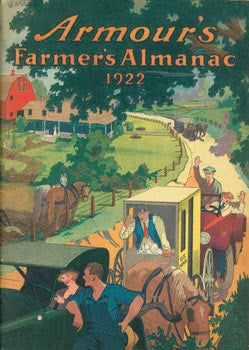 Item #63-7447 Armour's Farmers' Almanac 1922. Armour Fertilizer Co, Chicago