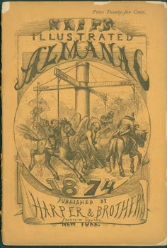 Item #63-7454 Thomas Nast's Illustrated Almanac for 1874. Thomas Nast, Mark Twain, Frank Bellew
