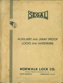 Item #63-7474 Segal Auxiliary And Jimmy Proof Locks And Hardware. Segal Lock, Hardware Company, Norwalk Lock Co, CT South Norwalk.