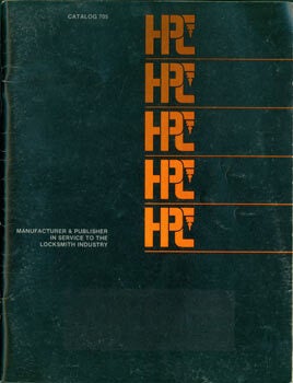 Item #63-7479 Catalog 705. Manufacturer & Publisher In Service to the Locksmith Industry. HPC...