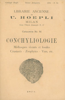 Item #63-7502 Conchyliologie, Nr. 94. Book Dealer Catalogue. Libreria Antiquaria Hoepli