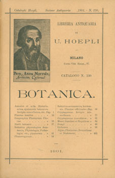 Item #63-7512 Botanica, Nr. 130. Book Dealer Catalogue. Libreria Antiquaria Hoepli