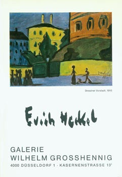 Item #63-7623 Erich Heckel: Einladung Zur Sonderausstellung. 21 Mai - 16 Juni, 1981. Galerie Wilhelm Grosshennig, Erich Heckel, Dusseldorf.