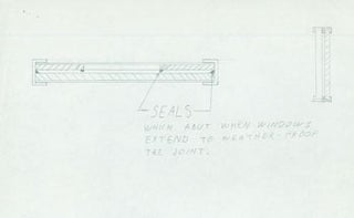 Item #63-7707 Patent Illustrations for John C. Rund's Hardtop Convertible design, Pencil...