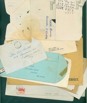 Item #63-7791 Miscellaneous Correspondence and envelopes from Adel Smith, WC Fields' sister, most with MS notes. Adel Smith.