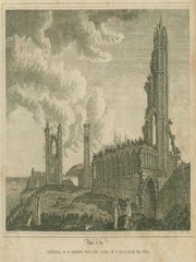 Item #63-7912 Ruins of the Cathedral of St. Andrews, With the Chapel of St. Rule From the West....