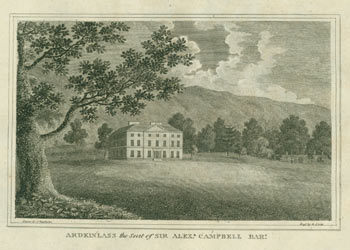 Item #63-7914 Ardkinlass the Seat of Sir Alex[ander] Campbell Bar[onet]. Robert Scott, After J. Denholm, 1777 - 1841, engr.