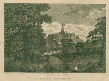 Item #63-7923 Abbey Of Dunfermline. E. Mitchel, J. Clerk, engr., illustr.
