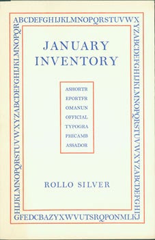 Item #63-7943 January Inventory. Numbered 97 of 400 copies. First Edition. Rollo Silver