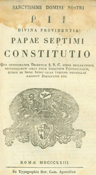 Item #63-7978 Pius Episcopus Servus Servorum Dei Ad Perpetuam Rei Memoriam. Pius IV, Cam....