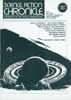 Item #63-8000 Science Fiction Chronicle: The Monthly SF and Fantasy Newsmagazine, #82. Vol. 7,...