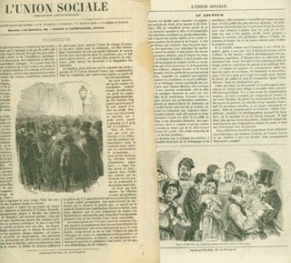 Item #63-8137 L'Union Sociale. Propaganda Antisocialiste. Original Prospectus and 12 Issues from...