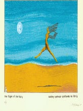 Item #63-8278 The Flight Of The Fairy. Serigraph numbered 5 of 6, and signed by the artist, with...