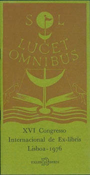 Item #63-8281 Sol Lucet Omnibus: 5 Exlibris af Christian Blaesbjerg. XVI Congresso Internacional de Ex-libris Lisboa, 1976. Christian Blaesbjerg.
