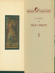 Item #63-8287 In Memory of Philip F. Prescott. Auckland Ex Libris Society