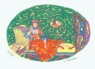 Item #63-8290 Ex Libris Benoit Junod. Numbered 47 of 50. L. Morales
