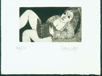 Item #63-8293 Ex Libris Benoit Junod. Woodcut signed by artist, numbered 46 of 50. Saunders?