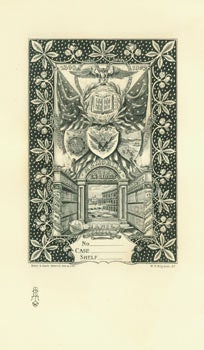 Item #63-8300 Memorial Exlibris Manila, Ohio Alcove, 1898-1903. Mary E. Rath-Merrill, W. F. Hopson, illustr., engraver.