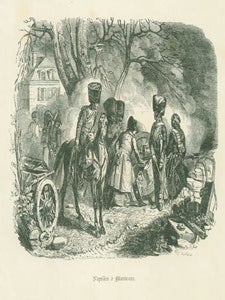 Item #63-8382 Napoleon a Montereau. After E. Lami, J. Smith, engrav