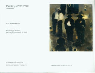 Item #63-8422 Christopher Brown. Paintings 1989 - 1990. 5 - 29 September 1990. Reception for the...