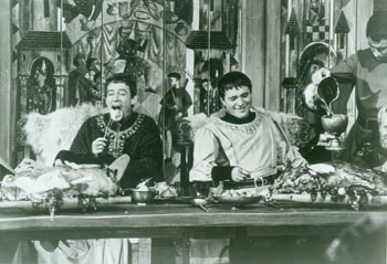 Item #63-8572 Promotional B&W Photograph for Becket, featuring Peter O'Toole & Richard Burton. Paramount Pictures.