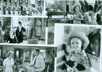 Item #63-8601 Promotional B&W Photographs for Rebecca Of Sunnybrook Farm, featuring Shirley Temple. 20th Century Fox.
