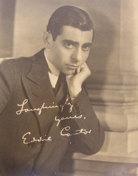 Item #63-8680 Reprint of Eddie Cantor autographed photograph. 20th Century Hollywood Studio,...