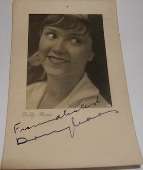 Item #63-8688 Dolly Baas autographed post card. Photo Studio Harlip, Dolly Baas, Berlin