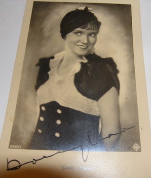 Item #63-8809 Post card autographed by Dolly Haas. Ross Verlag, Dolly Haas, Berlin