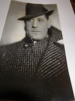 Item #63-8874 Photo autographed by Albert Prejean. Albert Prejean