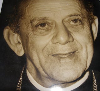 Item #63-8952 B&W Photograph of Helder Camara, Archbishop of Olinda & Recife from 1964 to 1985,...