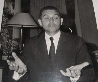 Item #63-8969 B&W Photograph of Joseph Fontanet, August 15, 1969. Photo Keystone, Paris
