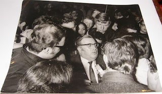 Item #63-9045 B&W Photograph of Student Protesters including M. Daniel Cohn-Bendit at the Palais...