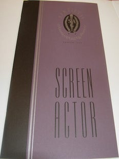 Item #63-9108 Screen Actor, March 1995, Volume 34, Number 1. The Magazine of the Screen Actor's...