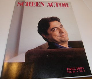 Item #63-9110 Screen Actor, Fall 1991, Volume 30, Number 2. The Magazine of the Screen Actor's...