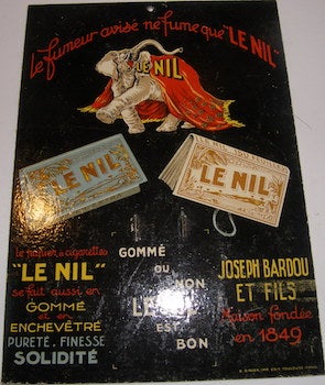Item #63-9186 Le Nil. Le Fumeur Avise Ne Fume Que "Le Nil" B. Sirven, France Toulouse, Leonetto...
