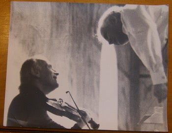 Item #63-9208 Original B&W Photography of Yehudi Menuhin by Felix T. Schmidt. Felix T. Schmidt.
