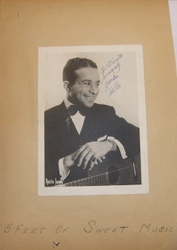 Item #63-9276 Autographed B&W Photo signed by Vaudeville star Jackie Heller, dedicated to Orville Crowe. Maurice Seymour, photo.