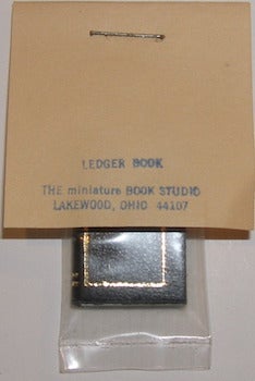 Item #63-9286 Ledger Book. Miniature Book Studio