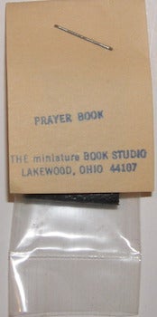 Item #63-9288 Prayer Book. Miniature Book Studio