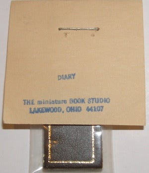Item #63-9293 Diary. Miniature Book Studio