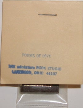 Item #63-9296 Poems Of Love. Miniature Book Studio
