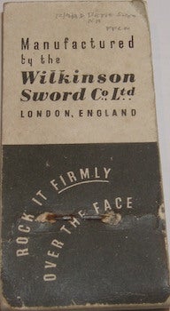 Item #63-9326 Wilkinson Dry Shave Razor. Wilkinson Sword Co. Ltd