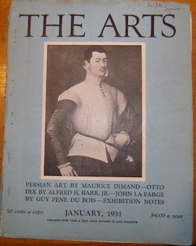 Item #63-9360 The Arts. January 1931. Volume XVII, Number 4. Forbes Watson