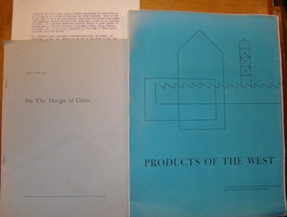 Item #63-9372 Jesse Reichek Material. Includes Arts And Architecture, March 1951; On The Design...