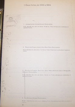 Matisse, Henri; F. Woimant (estampes) and J. Guichard-Meili (livres illustrs); Maison Pullirane - Catalogue Pully 1970. Gravures Et Lithographies de 1900 a 1929