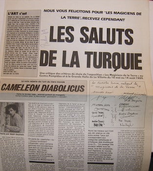 Item #63-9416 Cameleon Diabolicus. La Voix Rebelle De L'Art Du Tiers-Monde. Les Saluts De La...