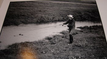 Item #63-9518 Fly Fishing in Montana, Armstrong Spring Creek, October 1972. Printed March 10, 1991. 20th Century American Photographer.